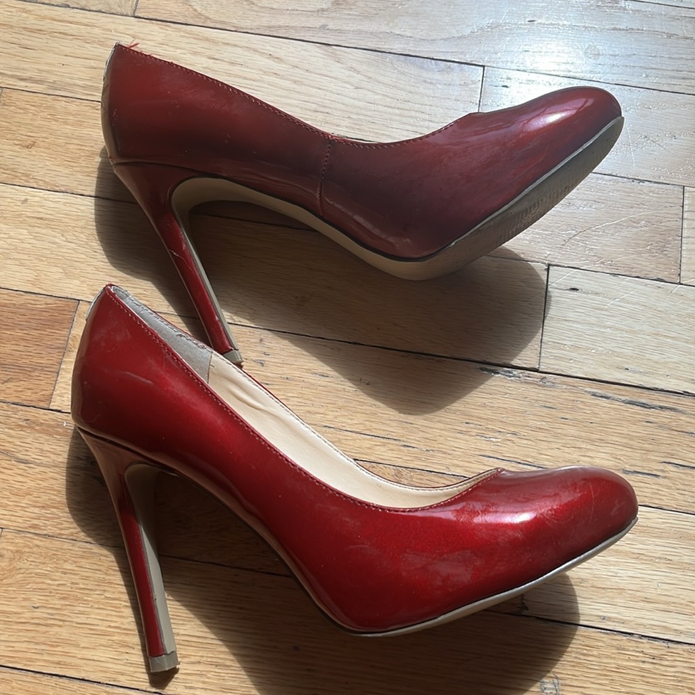 Lightly Worn Guess Ruby Red Heels - image 2